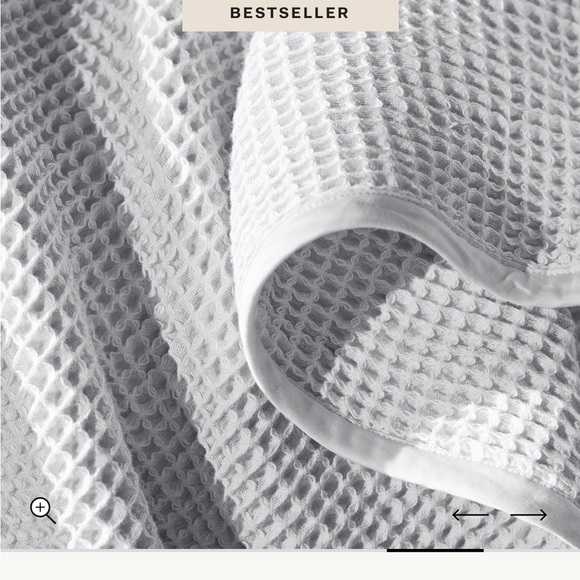 BNIB Boll & Branch king waffle blanket in sky - Picture 2 of 8